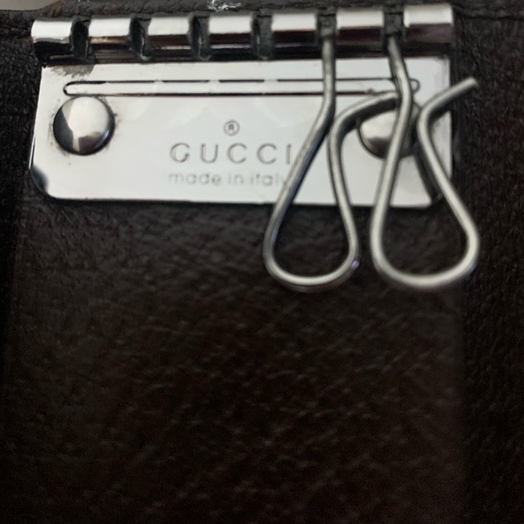 GUCCI OPHIDIA GG MONO LOGO KEYHOLDER ~~AUTHENTIC ~~ - Picture 7 of 12